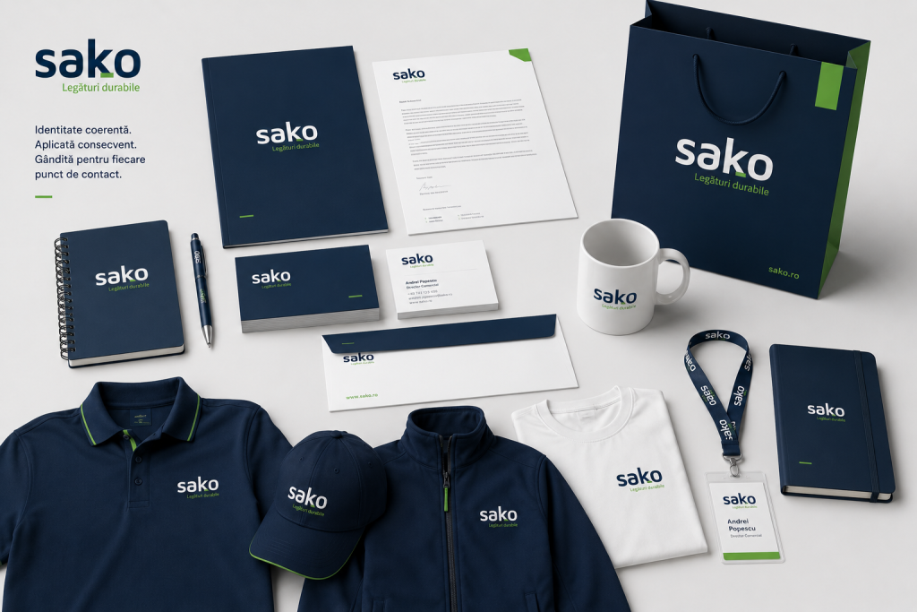 identitate vizuala sako